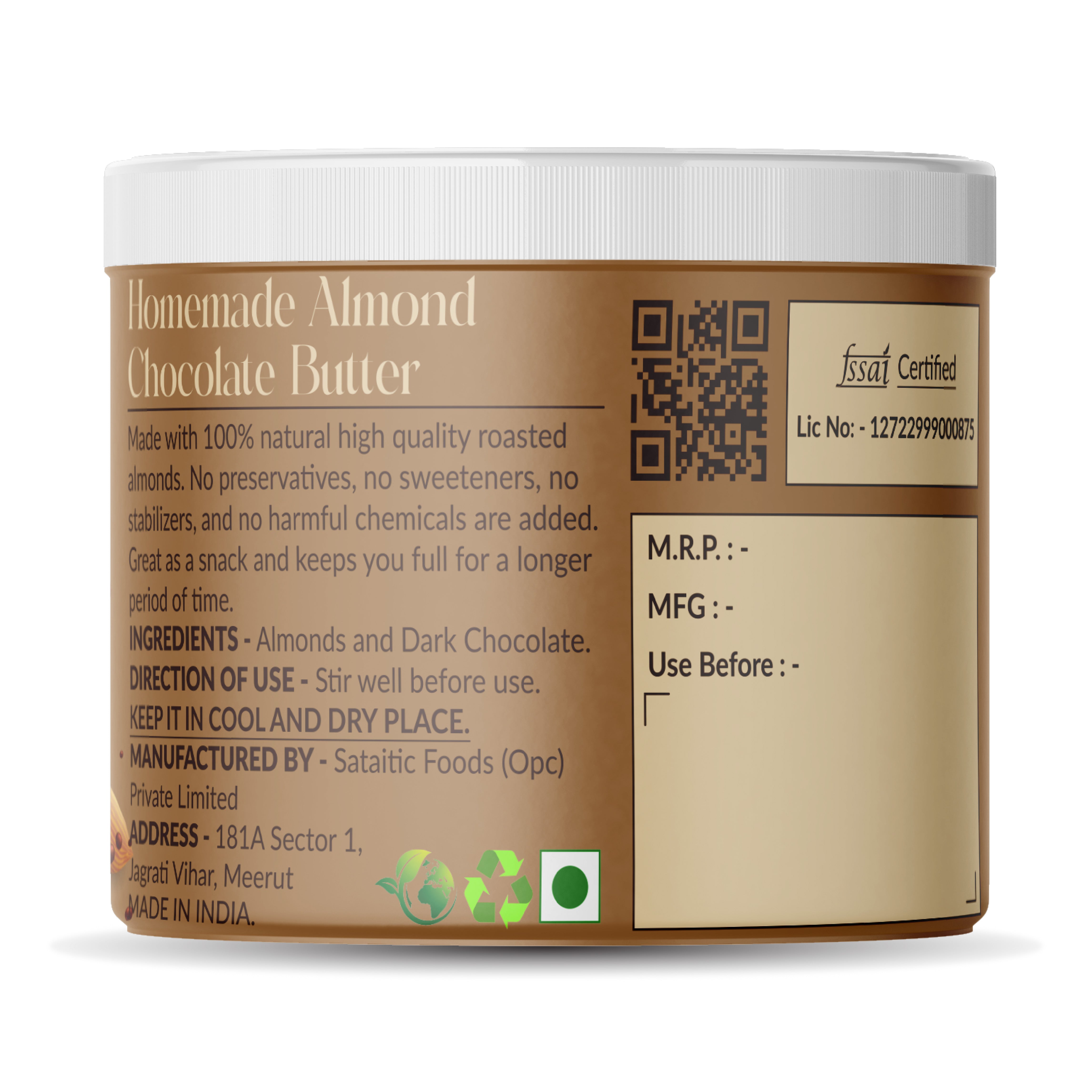 Almond Chocolate Butter