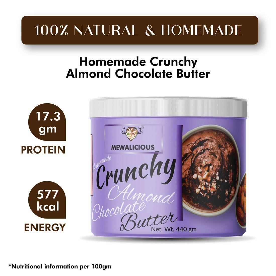 Crunchy Almond Chocolate Butter - ItsMewalicious