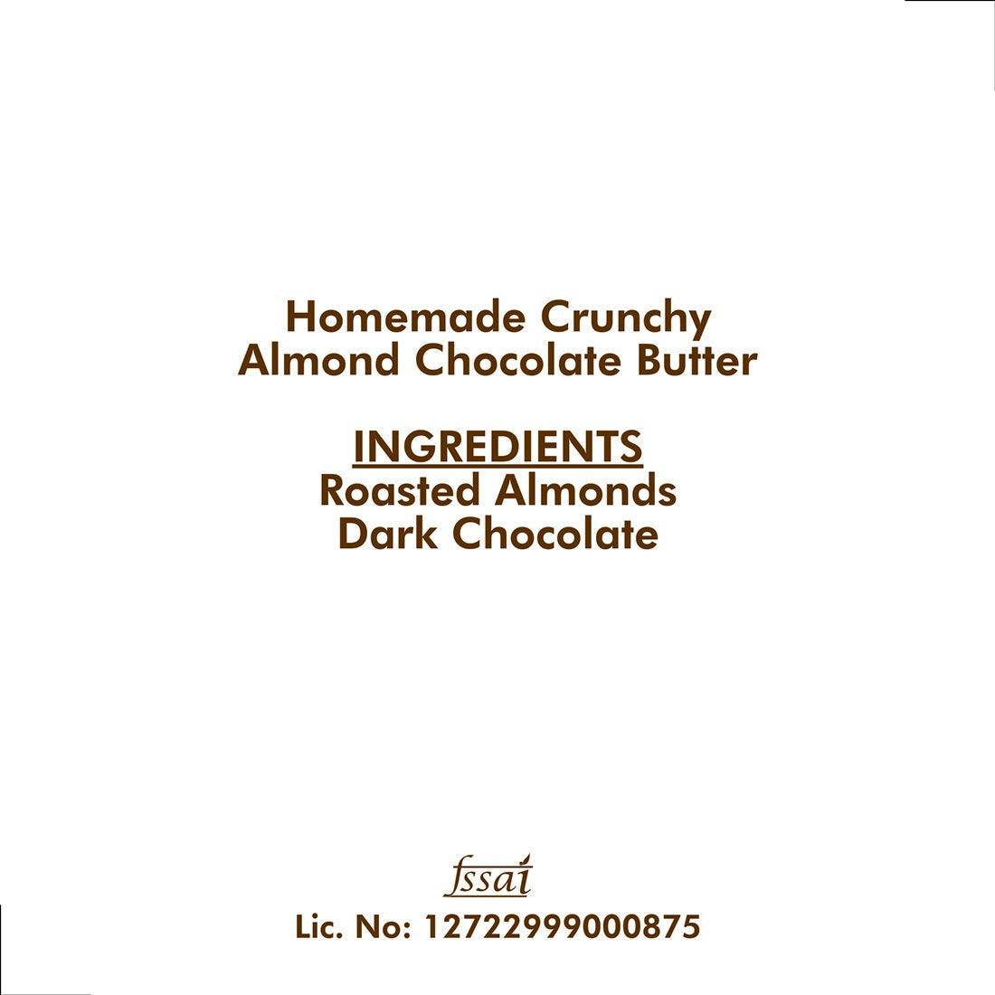 Crunchy Almond Chocolate Butter - ItsMewalicious